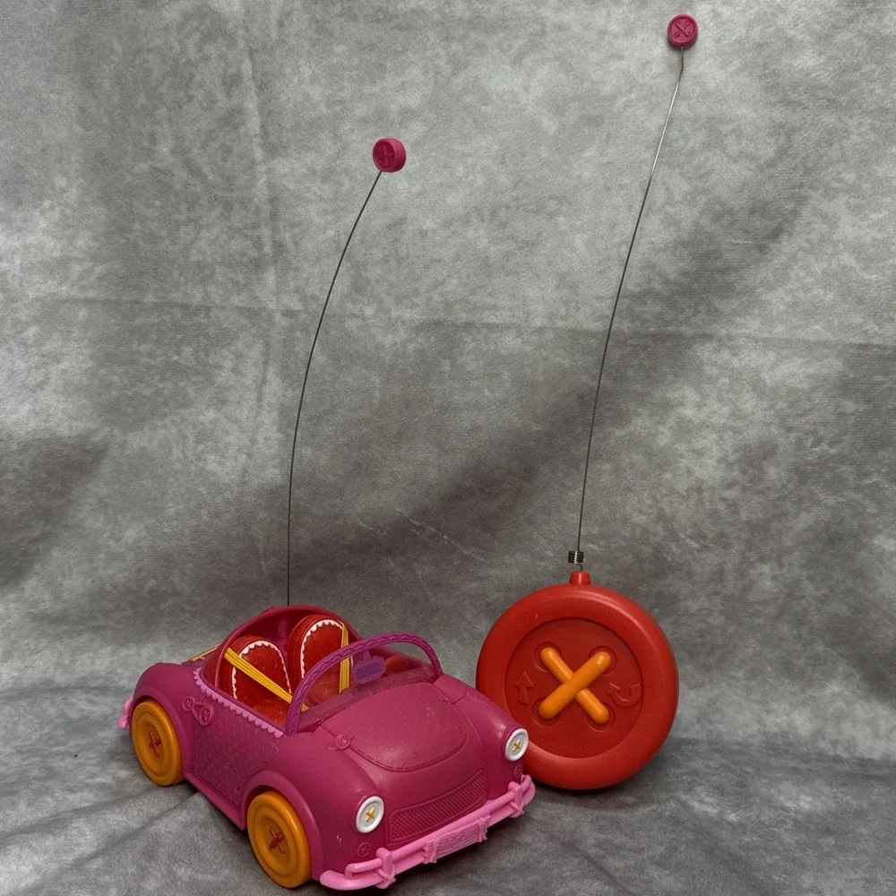 Lalaloopsy Rc Cruiser Red Pink Orange Remote Control Car Doll Vehicle 2011 Works